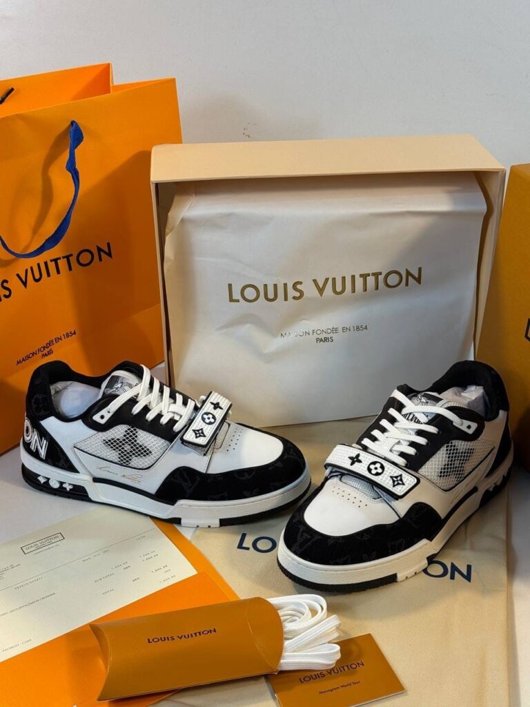 Louis Vuitton Trainer Sneakers premium quality LV monogram UK