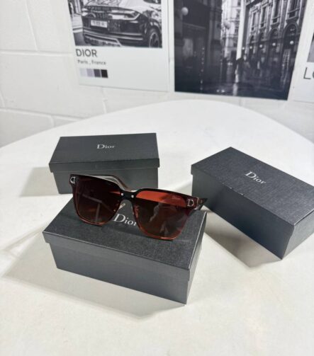 Dior Signature S7F sunglasses in shiny brown