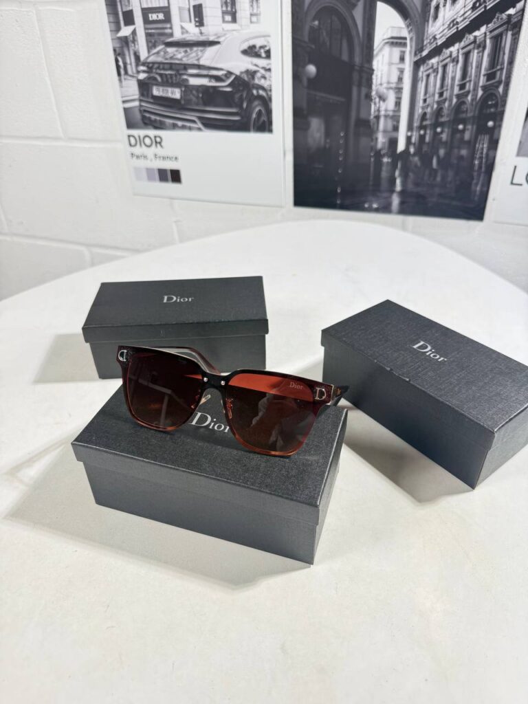 Dior Signature S7F sunglasses in shiny brown