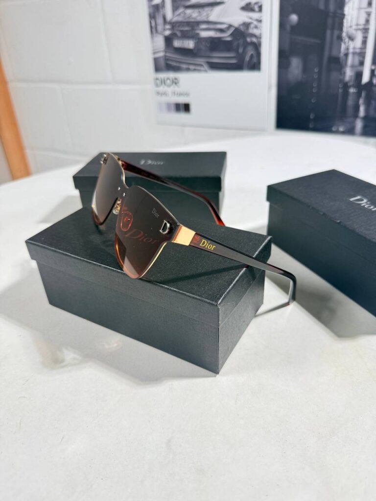 Dior Signature S7F sunglasses in shiny brown