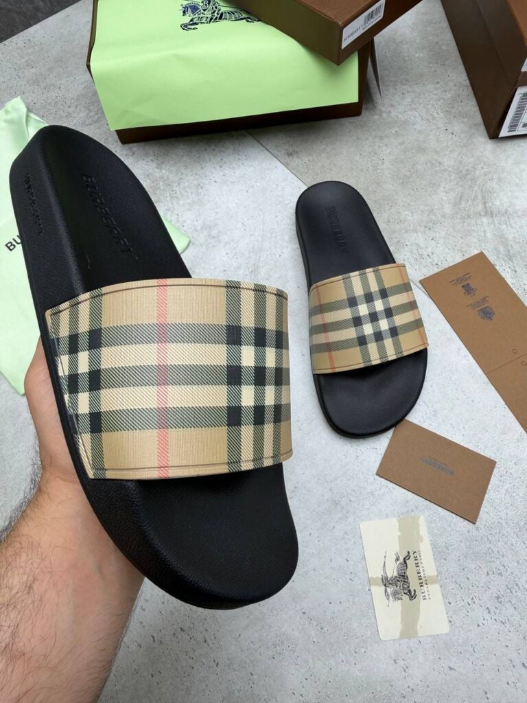 Burberry Sliders Super Clone 1:1 with box